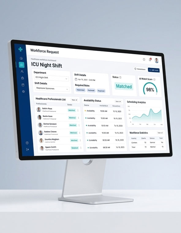 Medapex Intelligent Workforce Dashboard