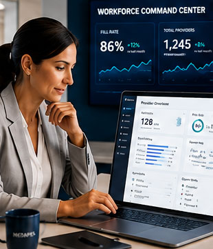 Workforce command center dashboard